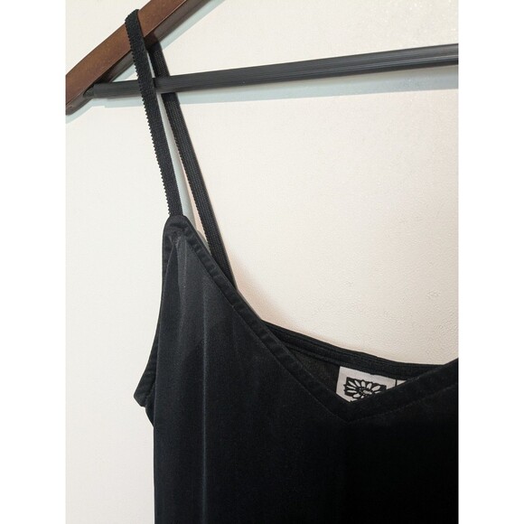 Johnny Was Slip Dress Women M Black Maxi Sleeveless Tank Cocktail Long USA - Picture 5 of 8